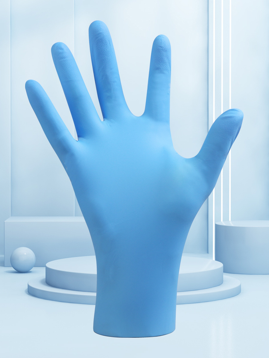 아크릴로 니트릴 장갑 블루 높은 탄성 * S