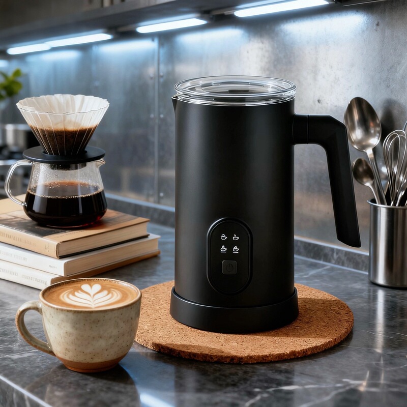 Customized Fully Automatic Milk Frother for Home Use, Hot and Cold Electric Milk Frother, Coffee Machine for Frothing and Mixing, Wholesale Multifunctional