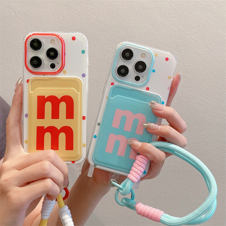 For Apple 16PRO creative lanyard card case phone iphone11/14 cartoon puppy tpu protective case For Apple 16PRO creative lanyard card case phone iphone11/14 cartoon puppy tpu protective case