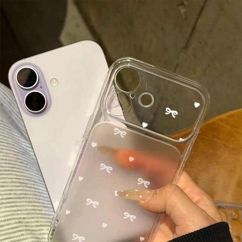 Full Screen White Bow Large Window Instantly Transforms into 17, Suitable for Apple 17 Pro Max Phone Case 16 15 14 Pro Soft Case Full Screen White Bow Large Window Instantly Transforms into 17, Suitable for Apple 17 Pro Max Phone Case 16 15 14 Pro Soft Case