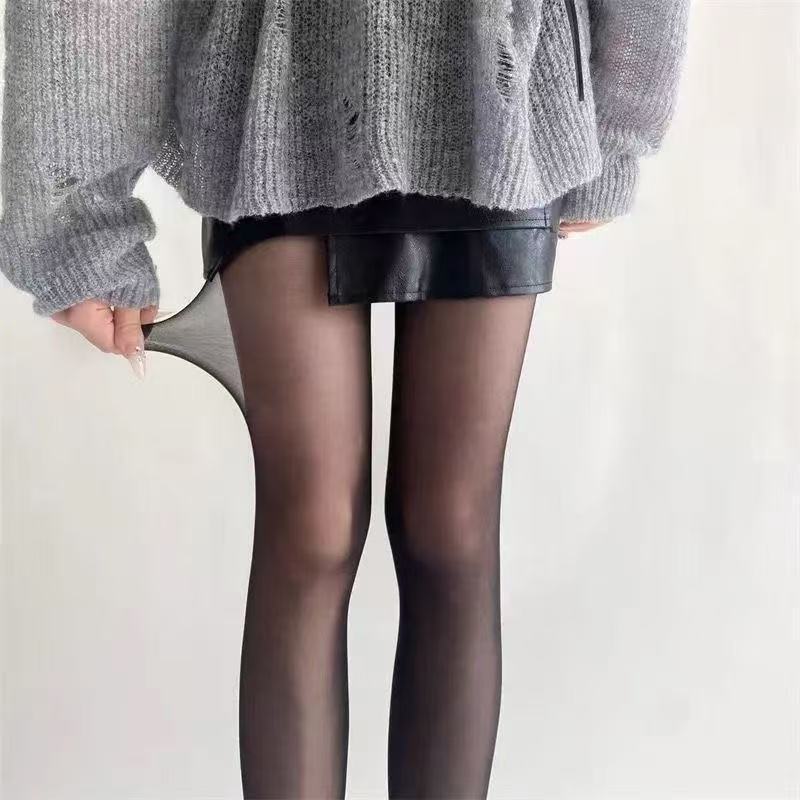 Aifuqu Tear-Off Stockings Disposable Black Pantyhose for Adults — detail image 7