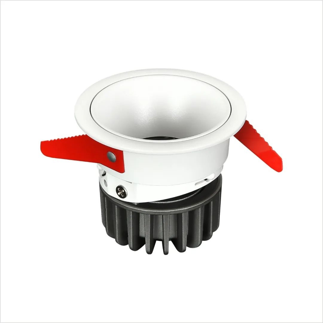 Lámpara de agujero de colina pequeña abertura de luz de techo de 75 mm95 mm 7W12W15W blanco de pantalla alta sin luz principal foco COB