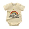 Summer children's cotton breathable bodysuit for early age, children's clothing