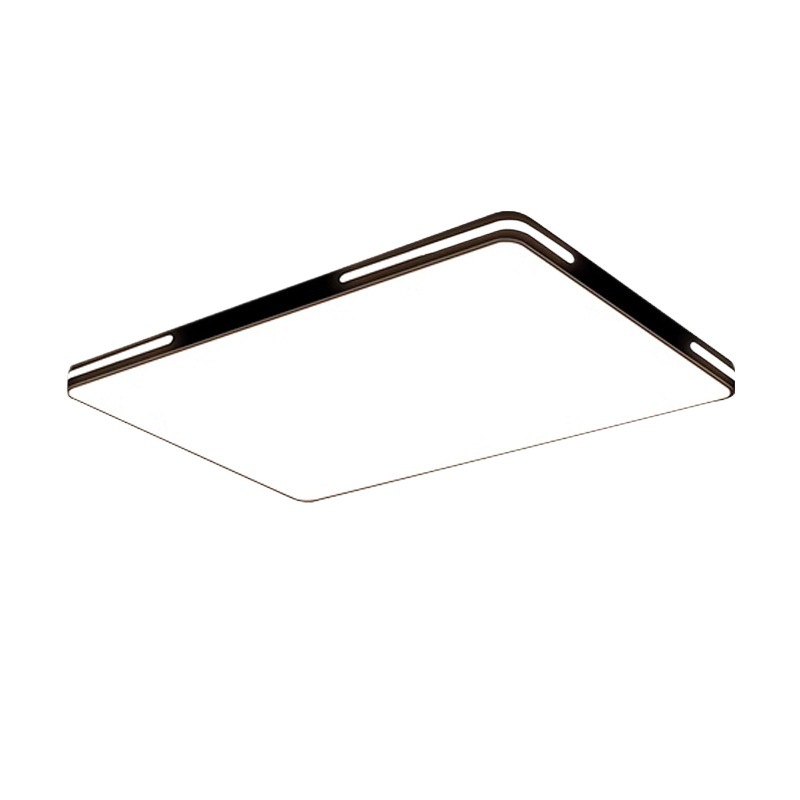 Luz de sala de estar Luz principal de vestíbulo 2025 nueva luz de techo de espectro completo Luz de dormitorio negra Luz Zhongshan