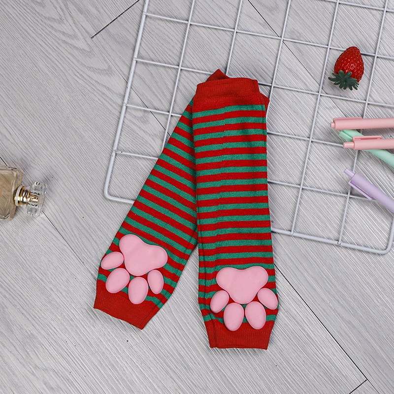 Гольфы (3D) из велюра, противоскользящие надколеночные, косплей-лолита, универсальный размер