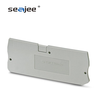D-PT4-QUATTRO end plate block side plate partition suitable for in-line wiring terminal block accessories