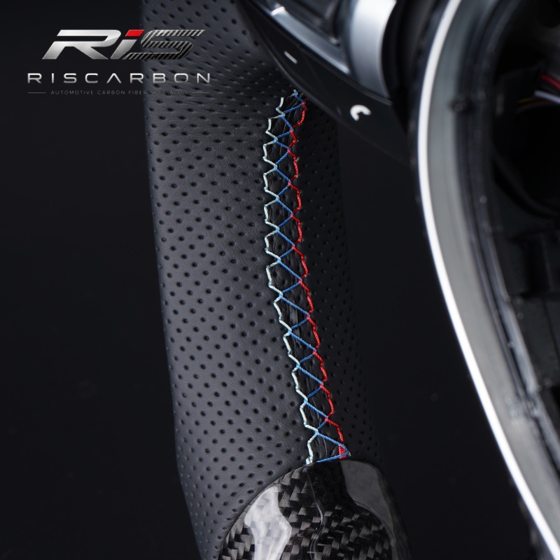 Carbon fiber steering wheel compatible with BMW color lines E70E71E87E90E81 E82 E91E81E82E87E88
