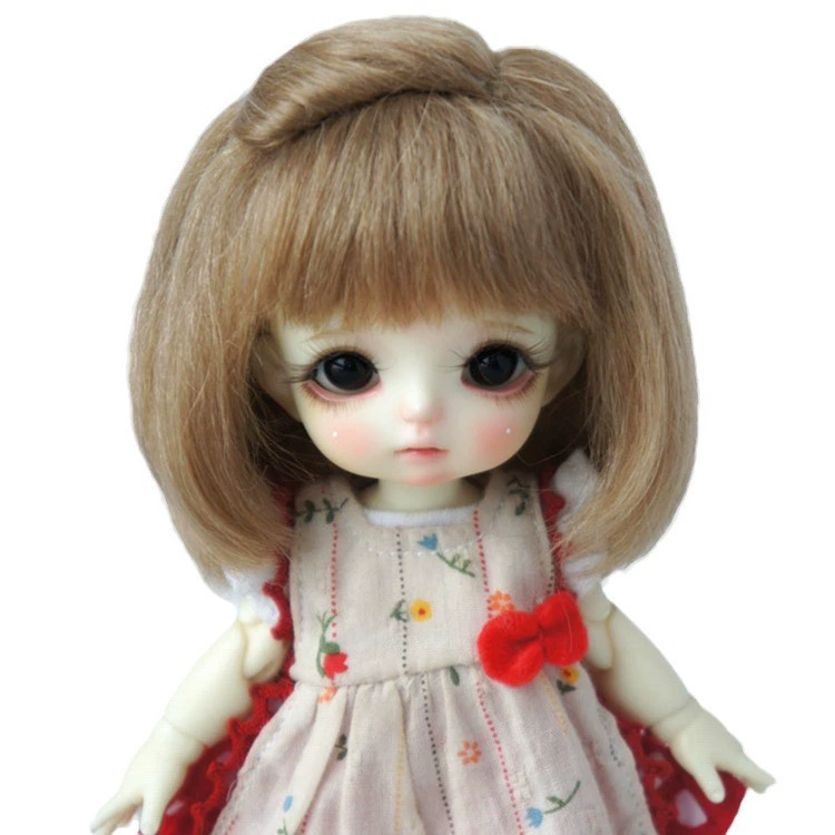 Juyusu BJD/SD/OB11 керамическая кукла Парик Wig Wigmimo Pluckive Pluckive Каре длинные пряди (JD189)