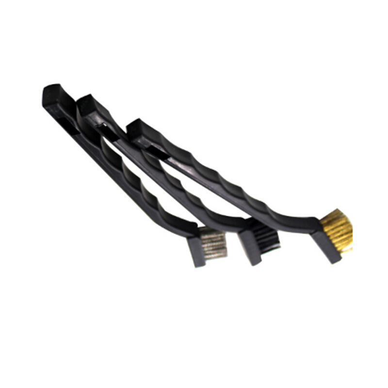 Juego de cepillos de 3 piezas SHEFFIELD S117010 Escudo de acero