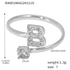 RA001-Steel Color-B Ring-One Size 7