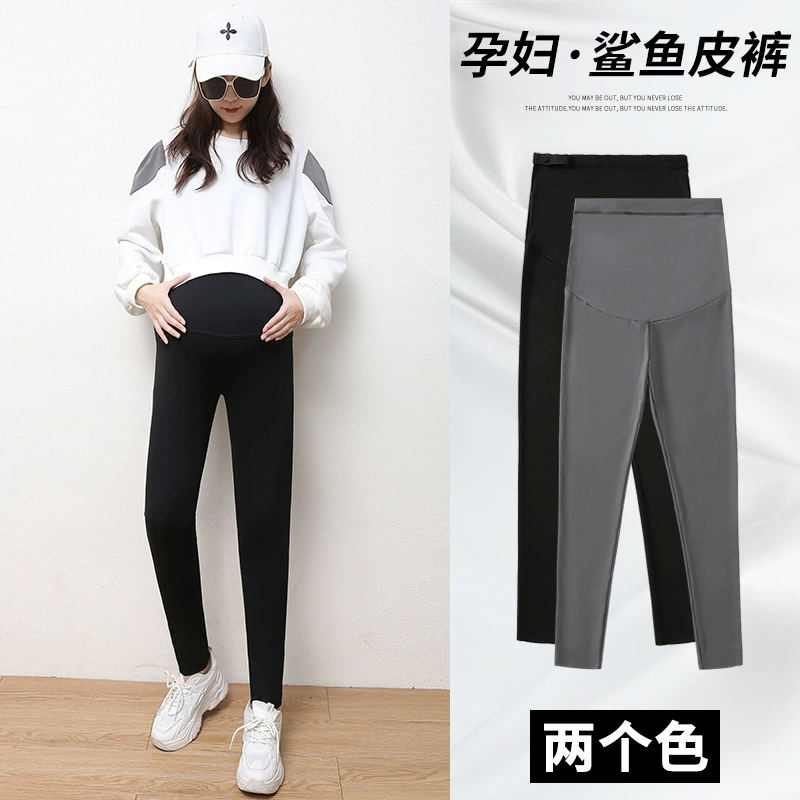 Беременные женщины носят весенние и осенние брюки для детей акулы брюки осенние тонкие штаны для йоги Барби брюки для беременных осенние брюки