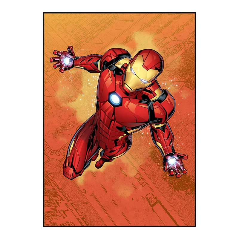 Декоративная картина (Marvel) герои «Мстители», водно-матовый холст, без рамы, несколько размеров