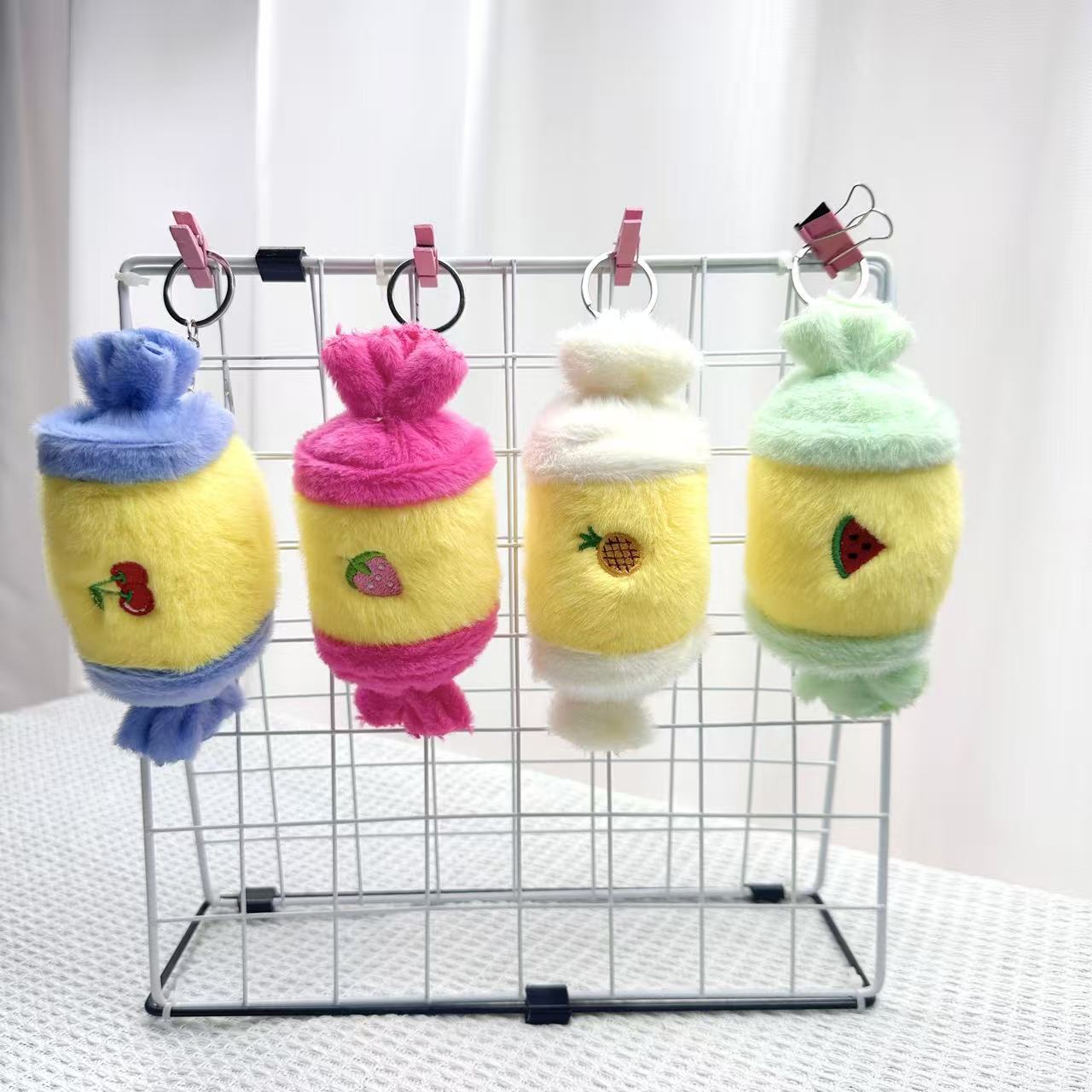 Cuatro pulgadas muñeca de peluche pequeño colgante muñeca llavero muñeca mochila colgante juguete de peluche regalo
