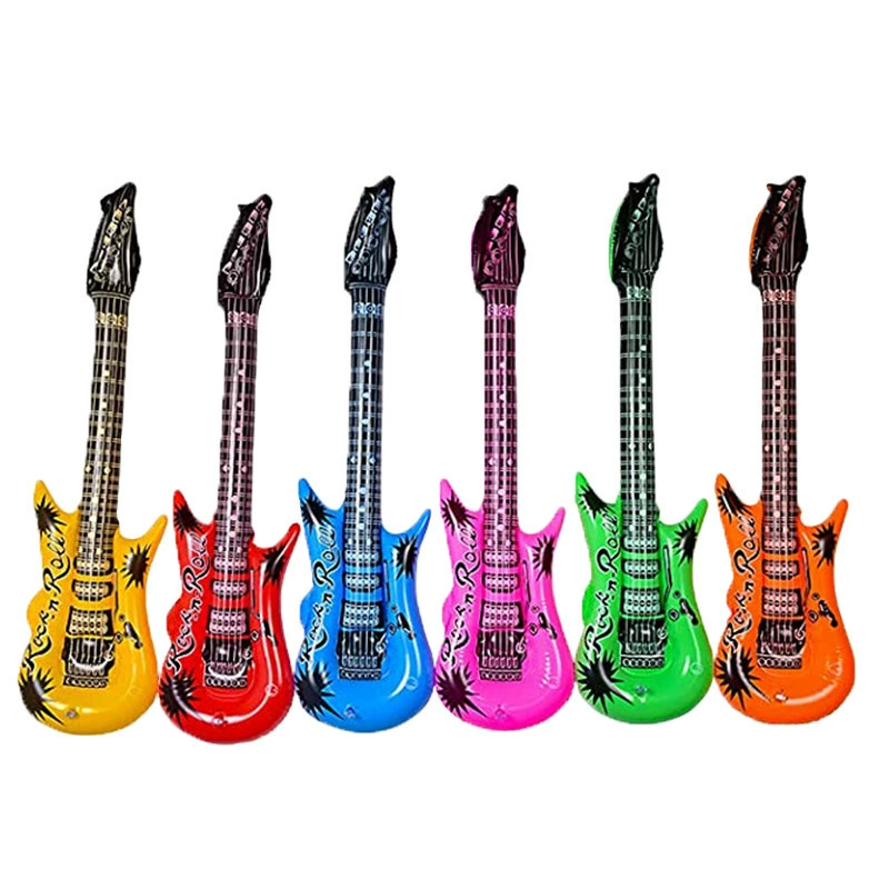 Inflatable musical instruments PVC, toy, guitar, microphone, (Physicals)