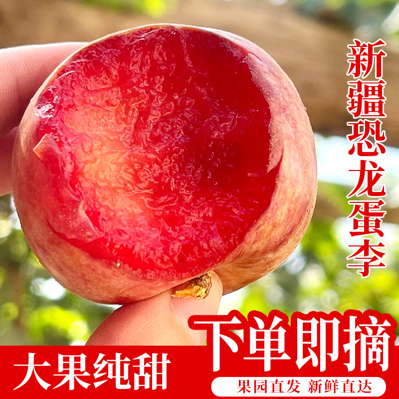 Authentic Xinjiang Dinosaur Egg Apricot Plum Blood Silk Plum Soft Sweet Plum Fresh Fruit Hot Seller In Stock