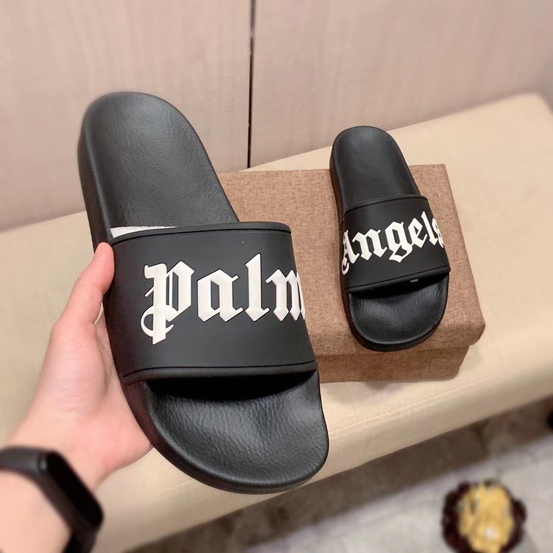 Vietnam Cambodia Nigeria High Quality Sandals Couple 2023 Summer Letter Printed Graffiti Angel Slippers