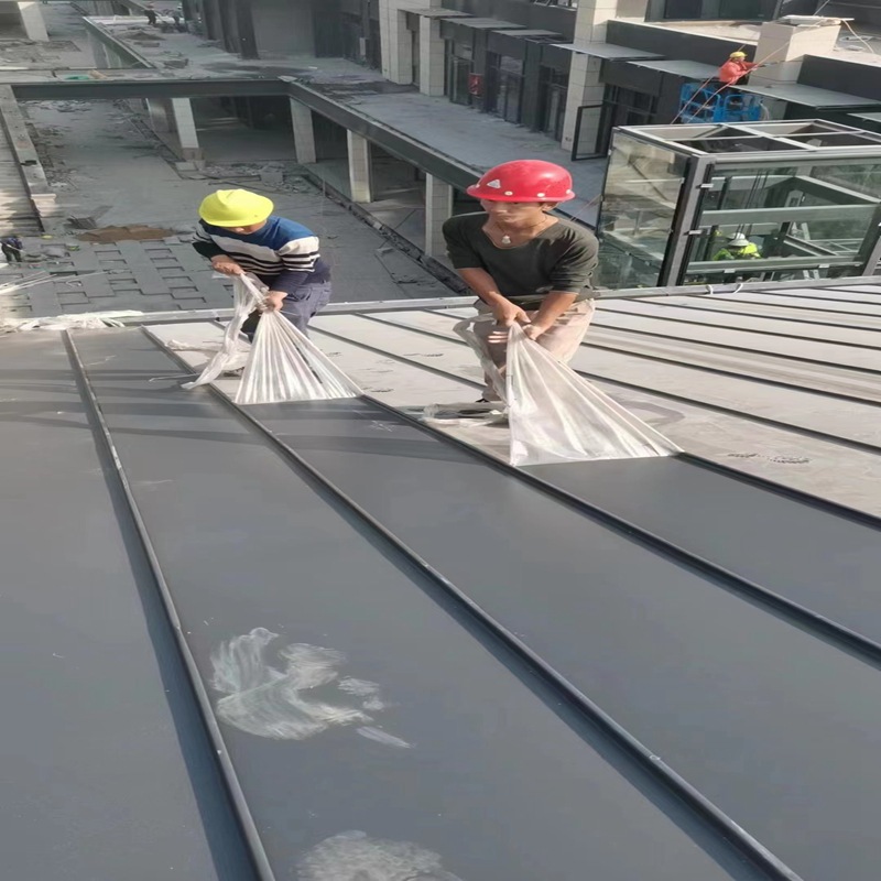 屋顶铝合金压型板25-430 铝镁锰屋面板新型围挡0.9mm铝镁锰合金板