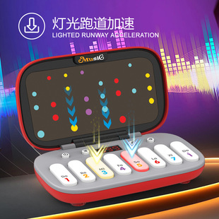 Free Shipping for One Piece of Drop-Shipping Finger Press Dance Machine Rhythm Master Handheld Portable Game Console Breakthrough Piano Toy