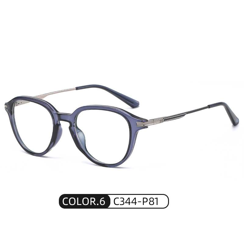2021 nuevo anti-azul claro gafas lisas TR90 ultra-ligero artístico retro miopía gafas marco 806 estilo coreano gafas lisas