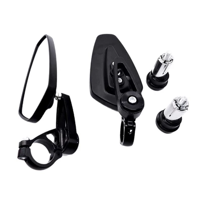 Motorcycle rearview mirror, Alloy Handlebar Mirror Reflector Electric
