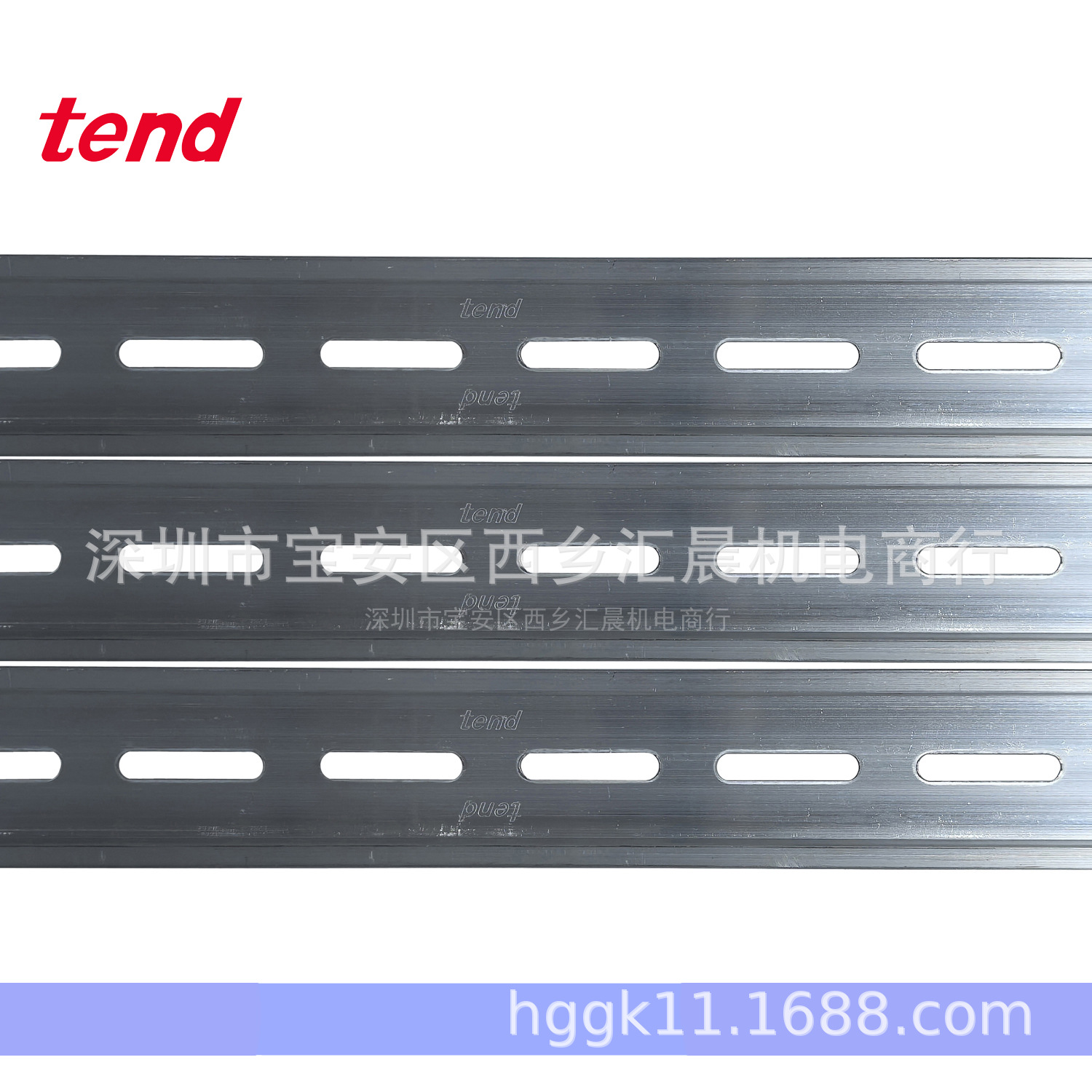 TEND台湾天得轨铝TBR-N外卡式轨道宽度35MM导轨长度1米
