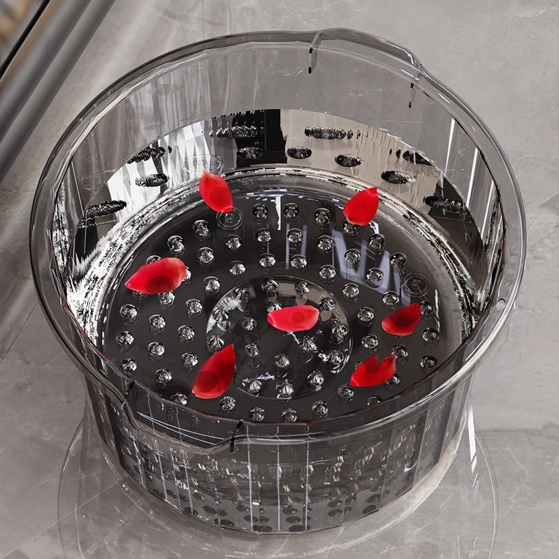 Sanidad masaje pie bañera grande lavado de pies bañera de pies alto espesado transparente bañera de pies bañera de pies bañera de pies mayorista