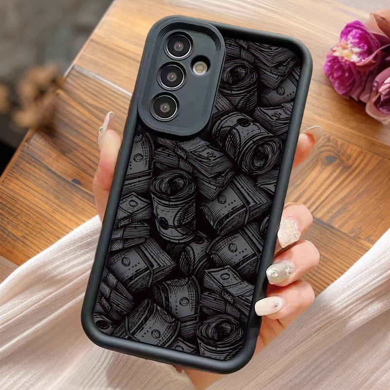 Dollar Bill Design Suitable for Samsung Galaxy S25 Plus Creative A71 Phone Case Samsung A73 Niche S24