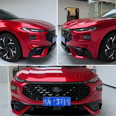 Ultra-Bright Metallic Red Car – Car paint protective film