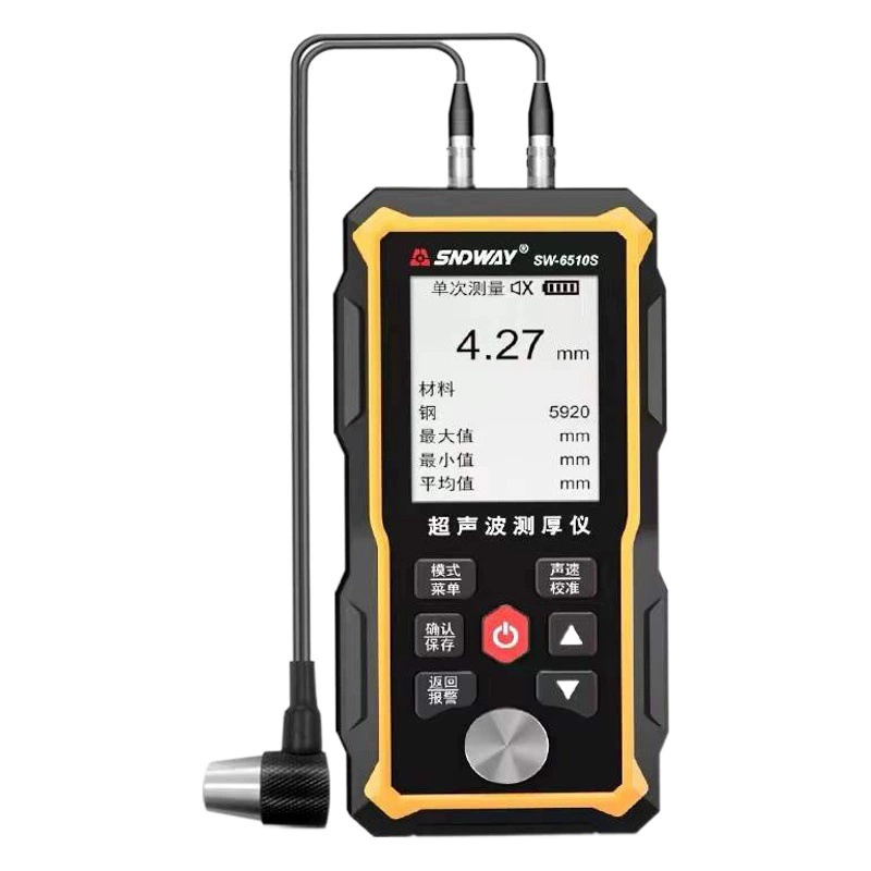 SW6510S ультразвуковой толщиномер стальной пластины измеритель толщины SW6520 измеритель толщины металлического стекла