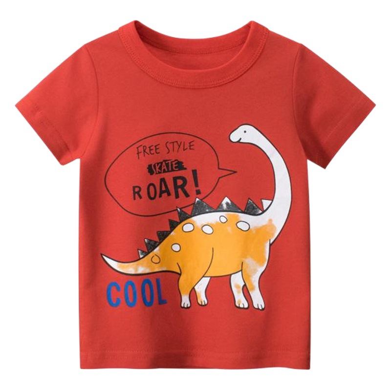 27kids marca ropa infantil 2025 nueva colección de verano al por mayor camisetas de manga corta para niños y niñas, envío de una pieza