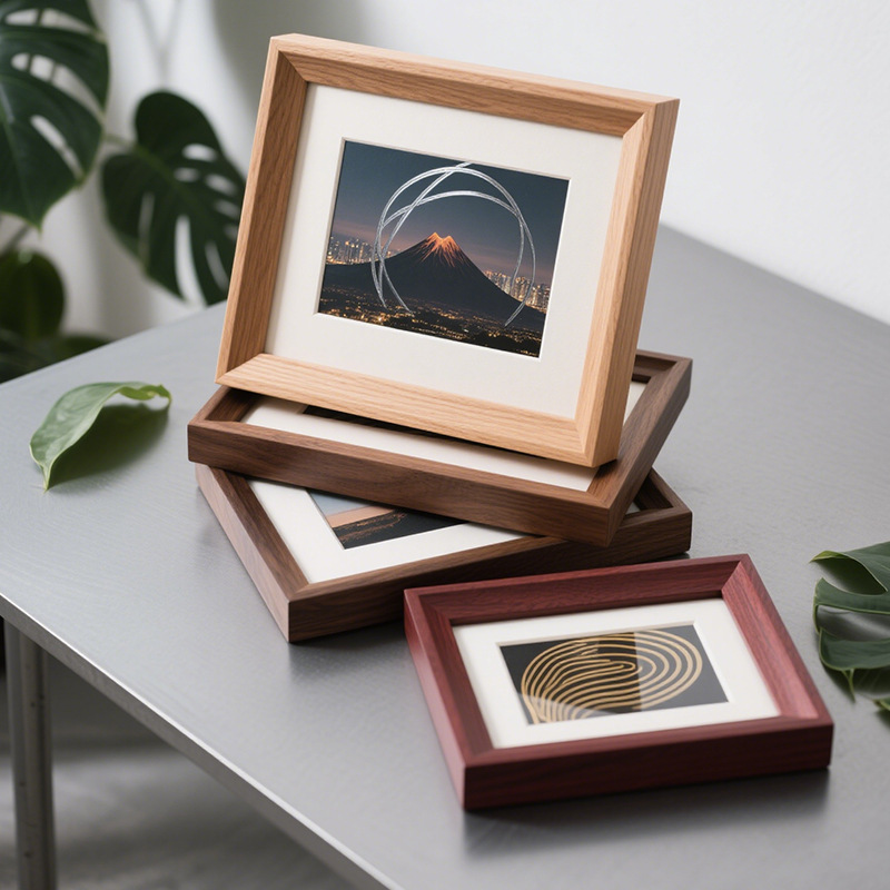 Retro Poster Slope Photo Frame Factory Direct Sales Wholesale Decorative Hanging Picture Frame Office Desktop Decoration Nordic Style