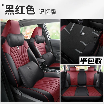 Modelə uyğun (Original) oturacaq örtükləri | Seasons - black-red-memory-version-corolla-sharp-special-five-seater-fully-surrounded