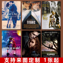 欧美电影海报复古铁皮画卧室房间客厅酒吧店铺墙面做旧装饰品挂件