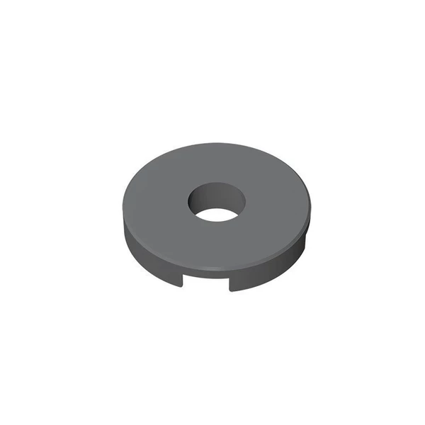 【15535】 2x2 with a deep gray with a hole piece