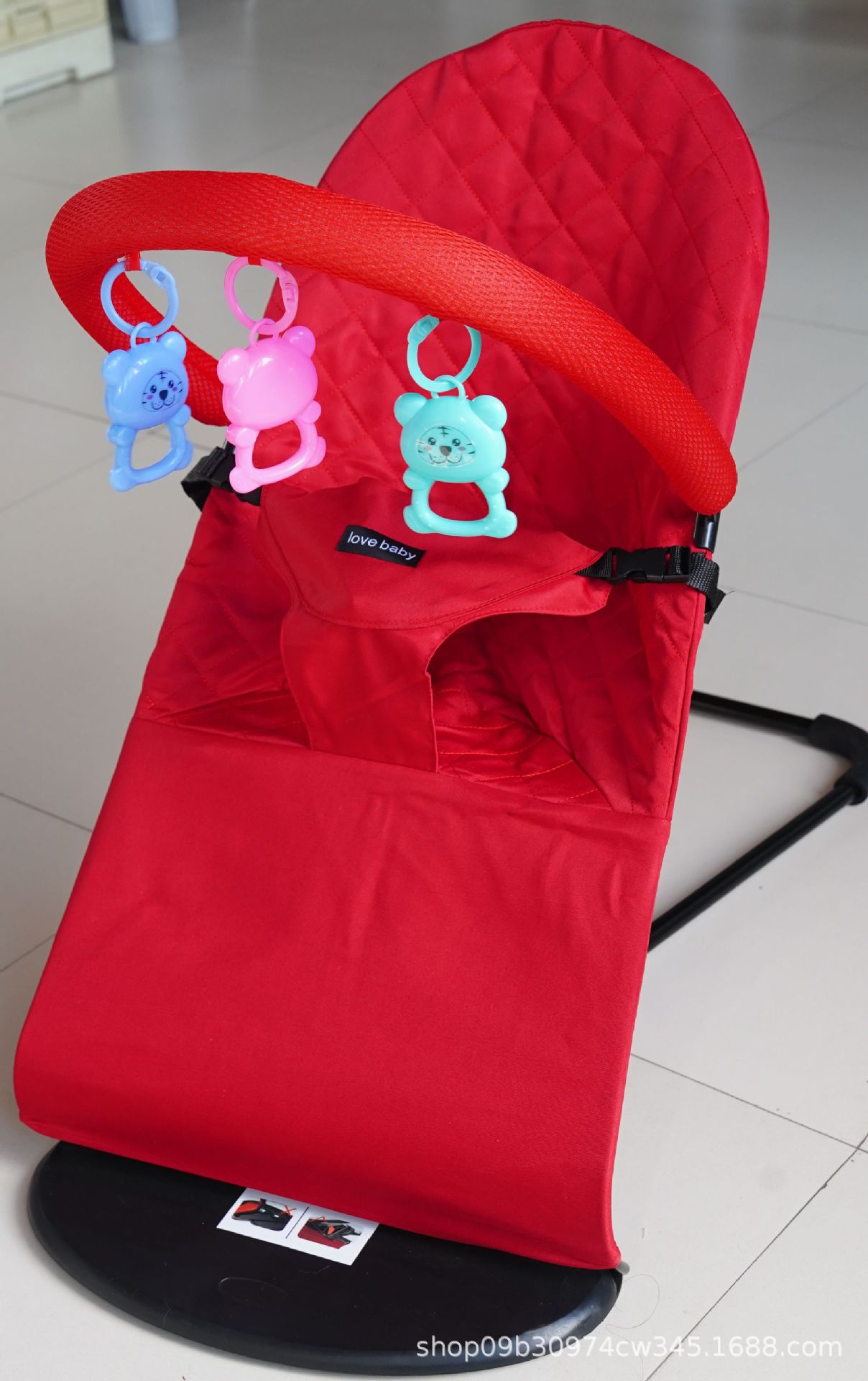 Silla de mecedor para bebés, silla de descanso para bebés, silla de descanso plegable, silla de mecedor ajustable image 68