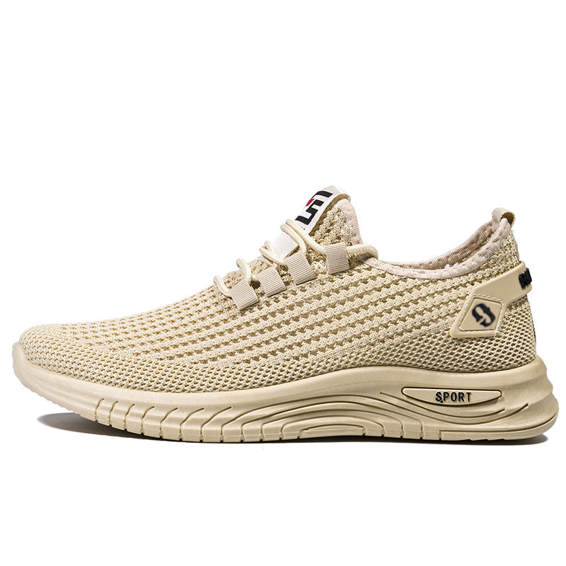 Zapatos deportivos de malla de verano para hombres respirables y cómodos zapatos casuales delgados zapatos de correr ligeros zapatos de hombre simples al por mayor