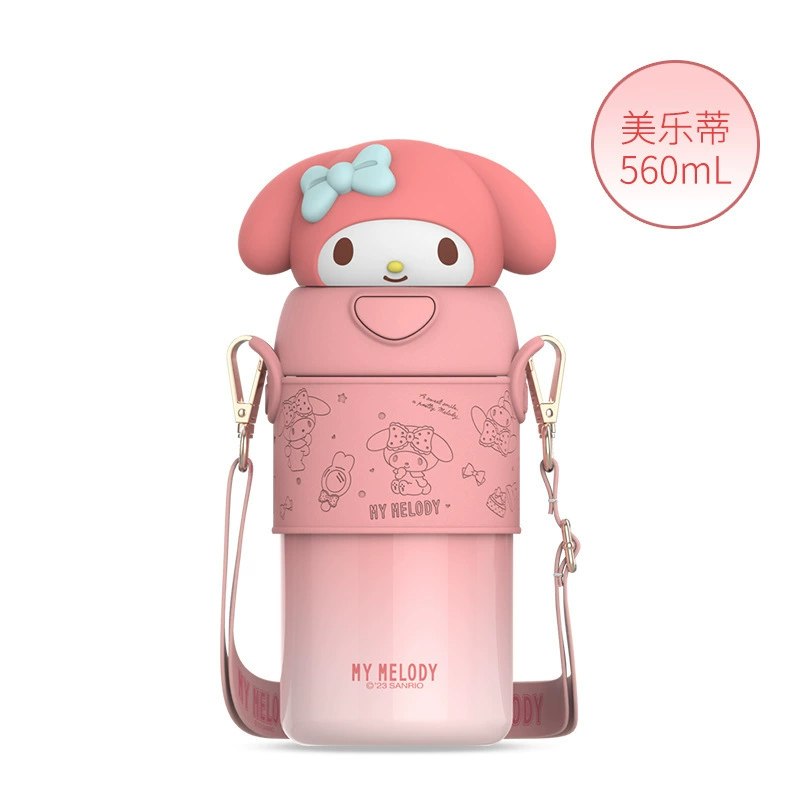 Стеклянная бутылка для детской косметики Sanrio и кукольный дизайн 560 мл – 7 вариантов цвета от X&W