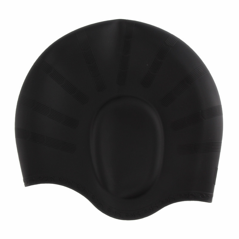 Fábrica directa gorra de baño de silicona gorra de cabello largo gorra de baño impermeable para adultos gorra de baño gorra de protección de las orejas aumentar