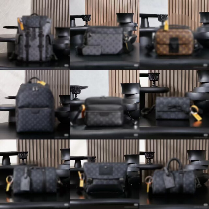 New Black Flower Series Black Warrior Keepall Messenger Bag Chain Box Bag Double Shoulder Travel Bag Men's Lightweight Bag New Black Flower Series Black Warrior Keepall Messenger Bag Chain Box Bag Double Shoulder Travel Bag Men's Lightweight Bag