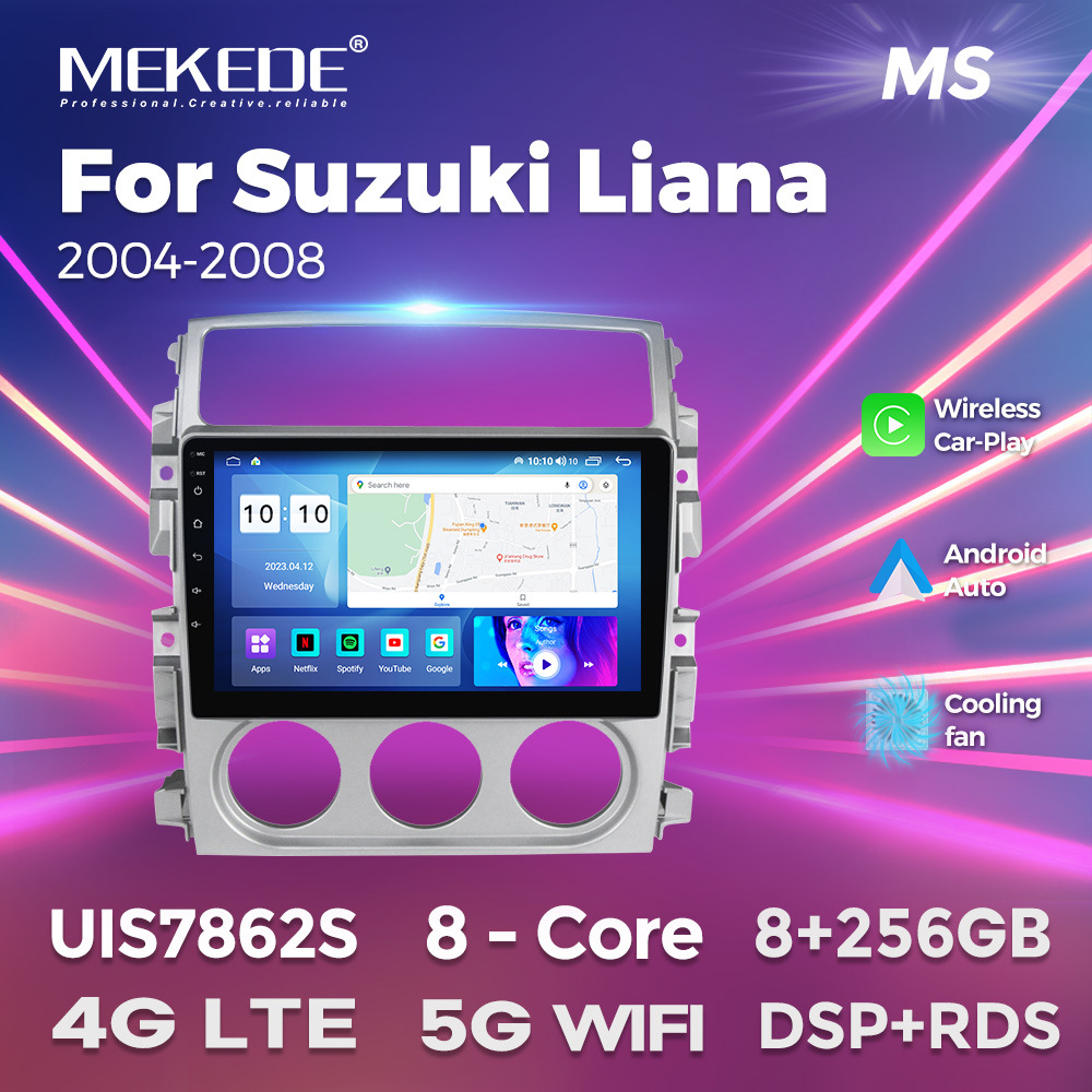 适用于04-08款铃木利亚纳Suzuki Liana 车载中控导航 智能carplay