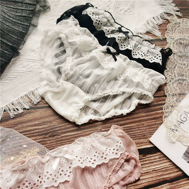 Elastic lace cute sexy underwear