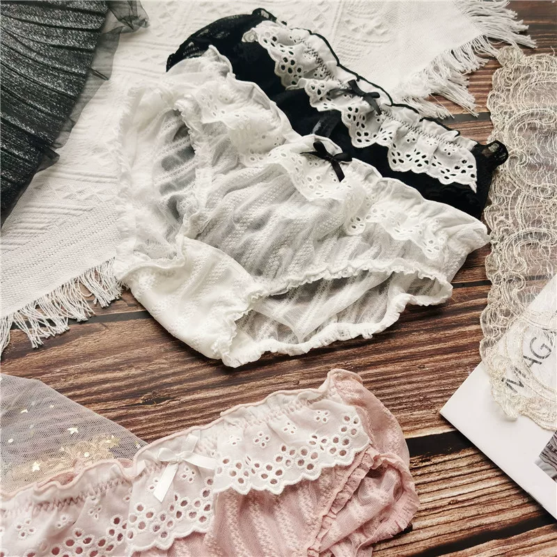 Elastic lace cute sexy underwear