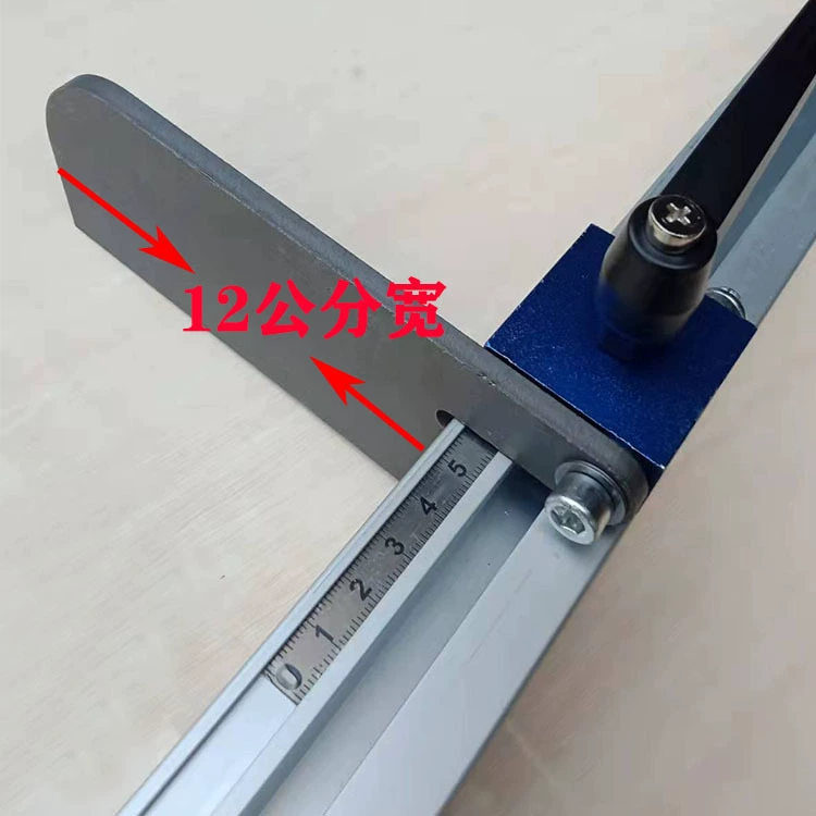 Пильный стол с поворотным позиционером, подвижный упор для настольной пилы, направляющая для раскроя, позиционирующий упор для сверлильной установки
