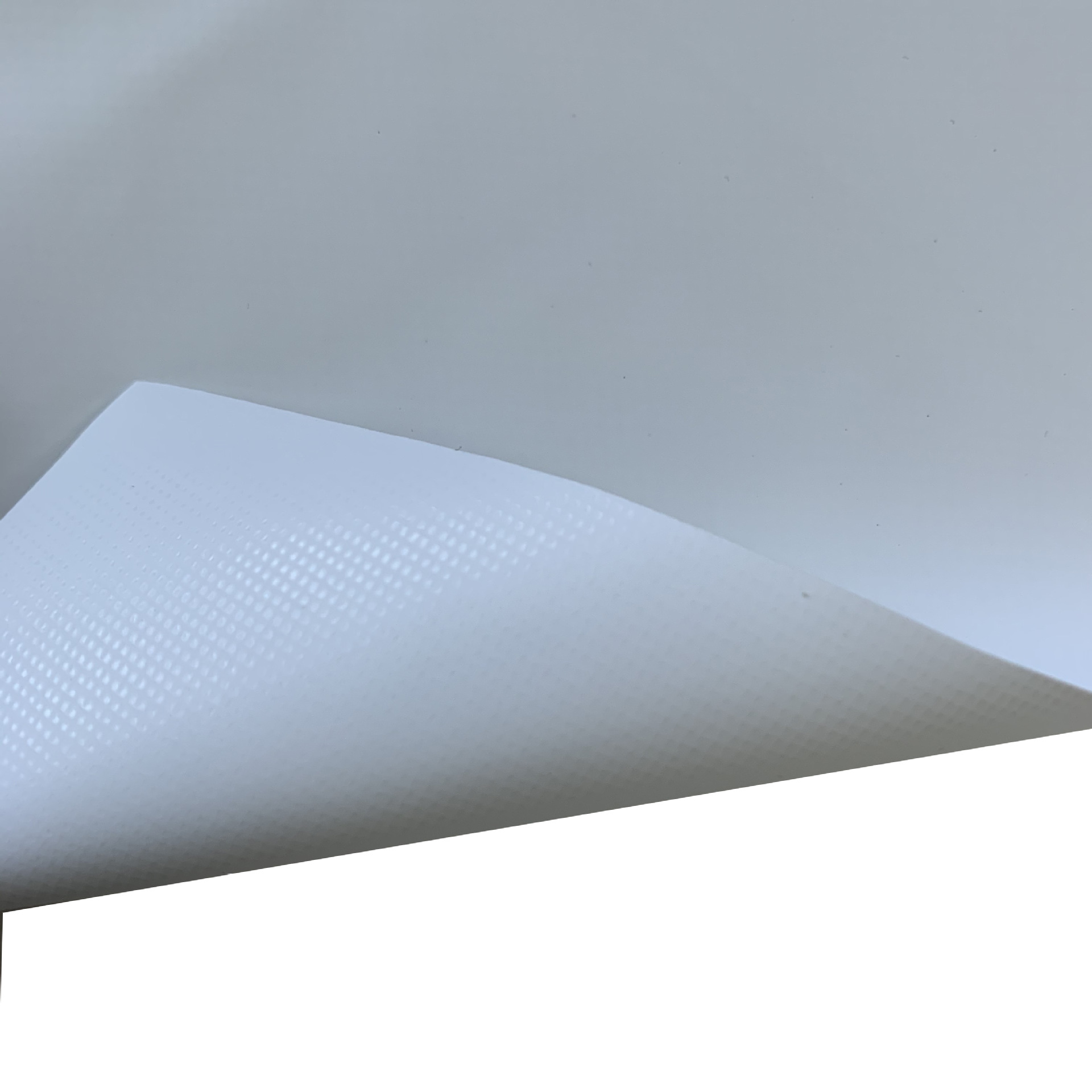 静电系数10的8到11次方白色PVC夹网布用于防护服面料