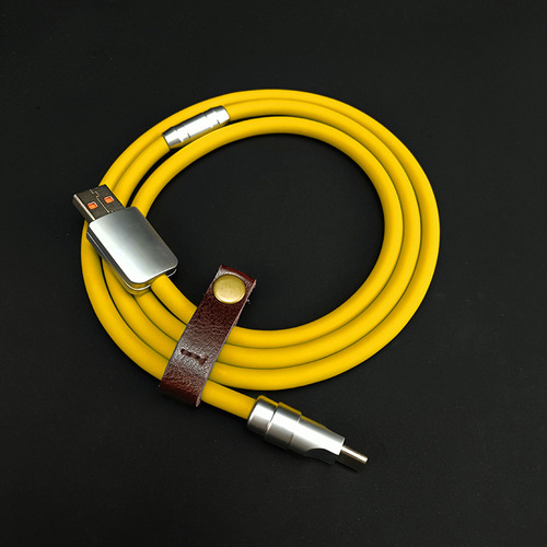 Clearance Silver Copper Shell A-C Full Compatibility Suitable for OPPO One VIVO RealMe Silicone Super Soft Super Fast Charging