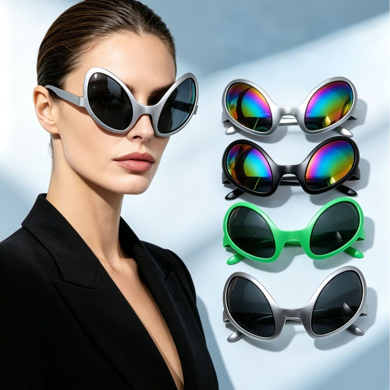 2026 New Trendy Funny Cartoon Kids Sunglasses Fashion Anti-Uv Glasses Wholesale