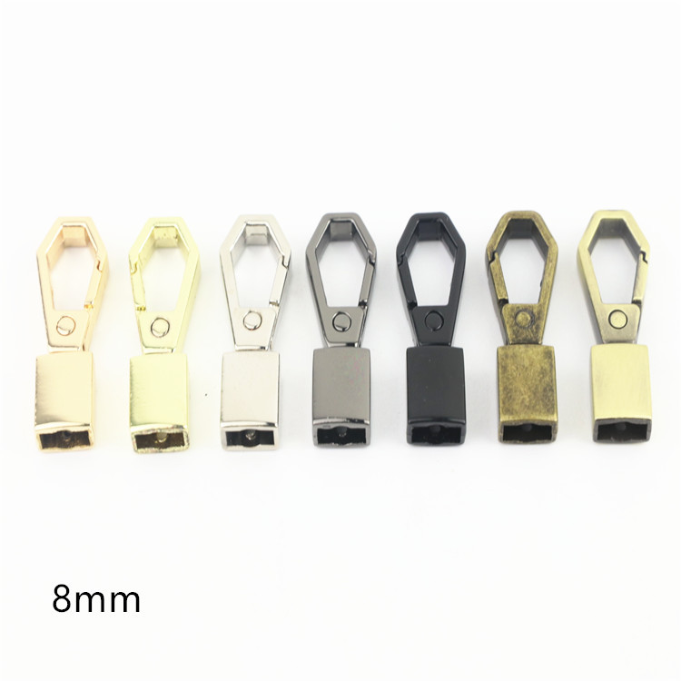 Bag alloy prismatic chain buckle, chain dog buckle, hook buckle, bell buckle wholesale bag hardware accessories 8mm