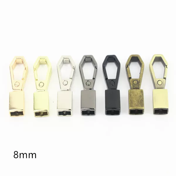 Bag alloy prismatic chain buckle, chain dog buckle, hook buckle, bell buckle wholesale bag hardware accessories 8mm