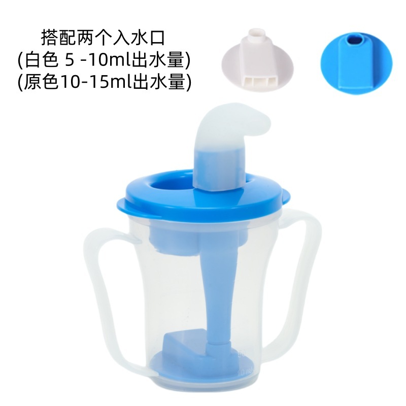 ✅防呛杯护理水杯老人卧床病人吞咽障碍流食杯躺着喝水限量定量水|undefined