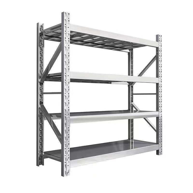 Estantería Pesada Multicapa de Acero Inoxidable para Almacén